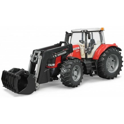 Трактор Massey Ferguson 7600 с погрузчиком Bruder 03-047